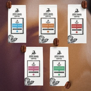 Addis Ababa Coffee Coffee 5X100 gr Orijinal Etiyopya Kahveleri / Filtre Kahve