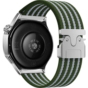Amazfit Gtr 2 2e Lite 47MM Pace 22MM Kordon Kelebek Klipsli Naylon Kumaş Hasır Örgülü 133