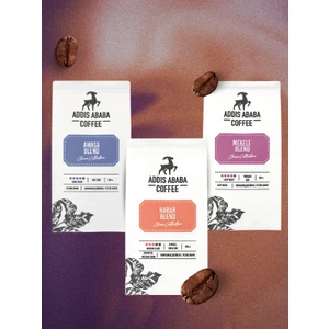 Addis Ababa Coffee Coffee Etiyopya Aromalı 3 Lü Deneme Seti Çekirdek Kahve (3 Ad. X 250 Gr. ) 750 Gr.
