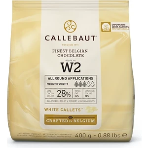 W2 Beyaz Kuvertür Drop Çikolata 400 gr