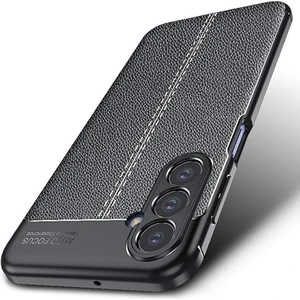 M.TK Moveteck Samsung Galaxy A36 Kılıf Kamera Çıkıntılı Deri Görünümlü Dikiş Desenli Koruyucu Kapak Renk Atmaz