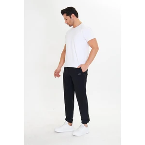 Marco Ferry Erkek Stretchfit Esnek Lastik Paçalı Eşofman Altı Siyah 2663-S