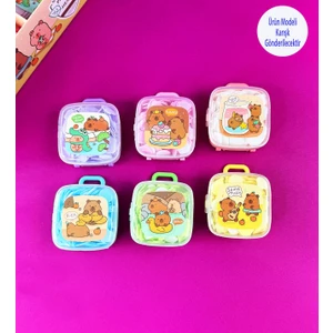 Capybara Tasarımlı Bavul Şeklinde 200 Yaprak El Sabunu