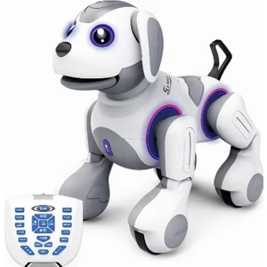 Oyuncak Uzaktan Kumandalı Şarjlı 22 Fonksiyonlu Dokunma Sensörlü Etkileşimli Akıllı Robot Köpek