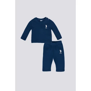 Us Polo Erkek Bebek 2lı Takım Koyu Indigo