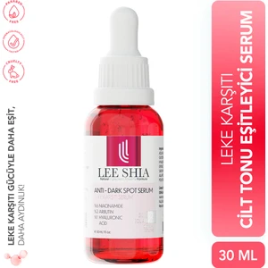 Lee Shia Leke Karşıtı Cilt Tonu Eşitleyici Serum 30 ml (NIACINAMIDE %6 ARBUTIN %2 HYALURONIC ACID %1)
