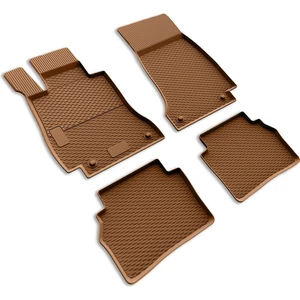 Mercedes E Serisi W213 All-Terrain (2016 - 2023) 3D Plus Havuzlu Kauçuk Paspas Kahve