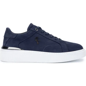 Tamer Tanca Erkek  Deri Lacivert Nubuk Sneakers & Spor Ayakkabı 352 22292 Erk Ayk Y25 Lacı Nbk