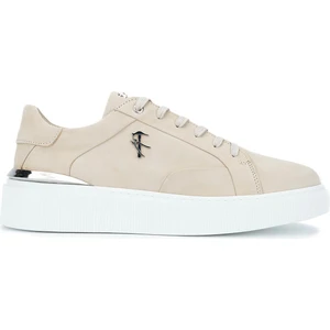 Tamer Tanca Erkek  Deri Bej Sneakers & Spor Ayakkabı 352 22292 Erk Ayk Y25 Bej Nbk