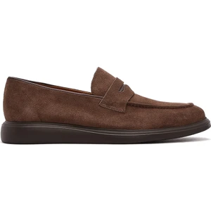 Erkek Vizon Süet Deri Loafer 25SFD790110