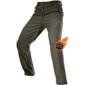 Ghassy Co. Co. Erkek Çift Katmanlı Ultra Kalın Kışlık Kayak Motorcu Outdoor Softshell Pantolon