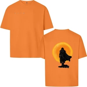 Book OrBook Dune Çöl Gezegeni Çift Taraf Tasarım  Çift Iplik Dokumalı Rahat Kalıp PAMUK T-Shirt