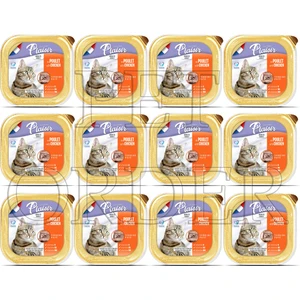 Tavuk Etli Pate Yetişkin Kedi Yaş Maması 100 gr 12 adet