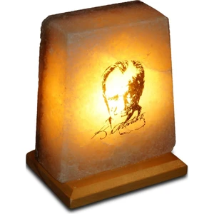 Kemal Atatürk Motifli Tuz Lambası