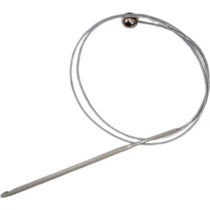 Misinalı Çelik Stoplu Tığ Şiş 8 Numara 60 cm