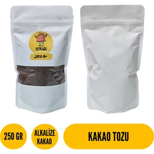 Kakao 250GR - Kakao Tozu - %10-12 Yağ - (Öğütülmüş) - (Alkalize)