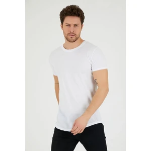 Erkek Bisiklet Yaka Slim Fit Basic T-Shirt