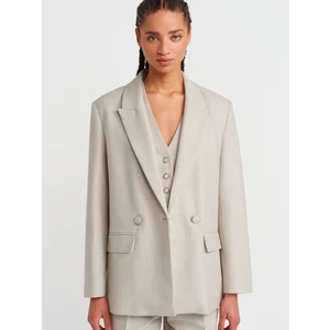 60763 Simli Blazer Ceket-Taş