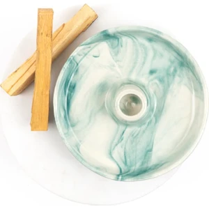 Ağaç Tütsülük - Yeşil - Seramik