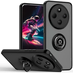 M.TK Moveteck Xiaomi Redmi 14C Kılıf Mat Parmak Izi Yapmaz Kamera Korumalı Renkli Tuşlu Yüzüklü Standlı Military Tank Kapak