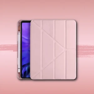 Nezih Case iPad 10.2 (7. 8. 9.nesil) 2020/2021 Kalem Bölümlü Uyku Modlu Katlanabilir Akıllı Kılıf