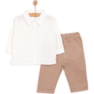 Hellobaby Safari Line Erkek Gömlek-Pantolon Erkek Bebek
