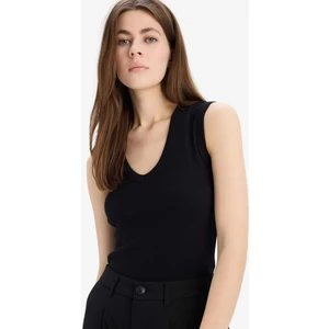 Slim Fit Dar Kesim V Yaka Ribana Atlet E5779AX25SP