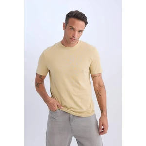 %100 Pamuk New Regular Fit Bisiklet Yaka Basic Düz Kısa Kollu Tişört V7699AZ25SP