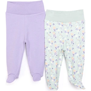 Hellobaby Yenidoğan Geniş Bel Güneş Desenli  2li Patikli Alt Kız Bebek