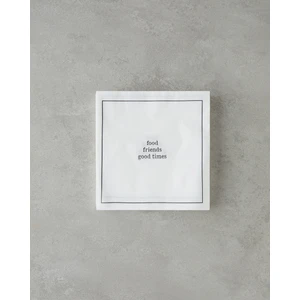 Good Times Kağıt 20'li Kağıt Peçete 33X33 cm Siyah - Beyaz