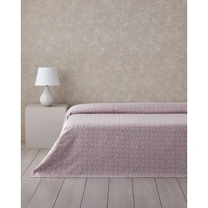 English Home Bright Floral Ecosoft Tek Kişilik Pike 150 x 220  cm  Pembe