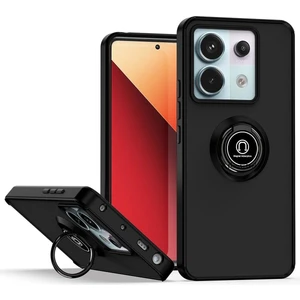 M.TK Moveteck Xiaomi Redmi Note 13 Pro 5g Kılıf Mat Parmak Izi Yapmaz Renkli Tuşlu 360 Yüzüklü Standlı Military Kamera Korumalı Kapak