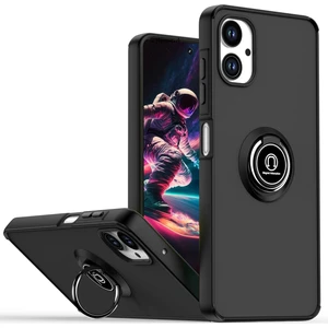 M.TK Moveteck Samsung Galaxy A06 Kılıf Mat Parmak Izi Yapmaz Renkli Tuşlu 360 Yüzüklü Standlı Military Kamera Korumalı Kapak