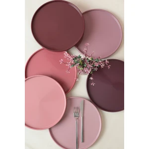 Mix Mor Stackable Servis Tabağı 27 Cm 6 Adet