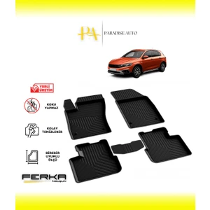Fiat Egea Cross 2020 ve Üstü 4d Havuzlu Paspas