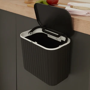 Karaca Home Pino 8 Lt Çöp Kovası Siyah