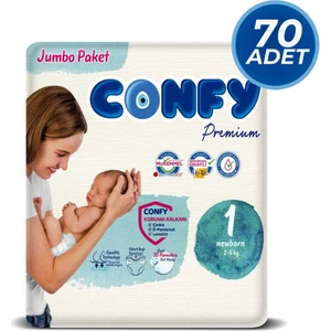 Premium 1 Numara Bebek Bezi Yenidoğan 2 - 5 KG 70 Adet