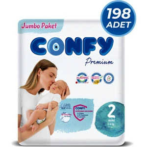 Premium 2 Numara Bebek Bezi Mini 3 - 6 Kg 198 Adet
