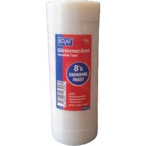 24 Adet Görünmez Bant 19MM x 33MT