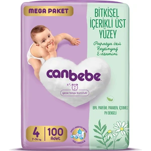 Bebek Bezi Mega Paket 4 Beden (7-14KG) 100 Adet
