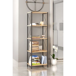 Dizayn Motion 5 Raf  150cm Dar Dekoratif Kitaplık