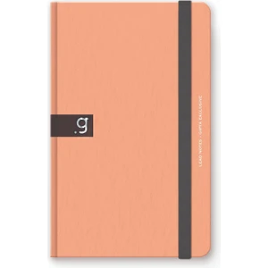 Lead Notes Sert Kapak Dikişli Lastikli Not Defteri Çizgili 9X17 80 Yaprak (6978)