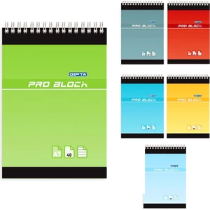 Pro Block Karton Kapak Spiralli Not Defteri A7 40 Yaprak Kareli (1503)