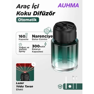 Af-01 Premium Otomatik Araç Içi Koku Difüzör - Lazer Yıldız Tavan - Encounter