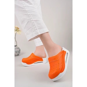 Turuncu Ortopedik Bayan Sabo Terlik