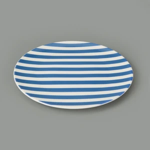 Kitchen Love Nature Servis Tabağı - Mavi - 25 cm