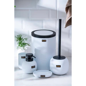 Astoria Akrilik 5 Parça Banyo Seti - Beyaz