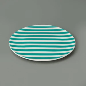 Kitchen Be Happy Servis Tabağı - Yeşil - 25 cm