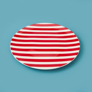 Kitchen Have Fun Servis Tabağı - Kırmızı - 25 cm