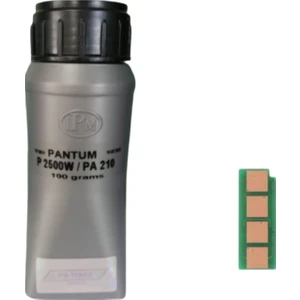 Pantum P2500W PA-200B PA-210 Uyumlu Toner Tozu 100G + Chip Pantum P2500W PA-200B PA-210 Uyumlu Toner Tozu 100G + Chip
